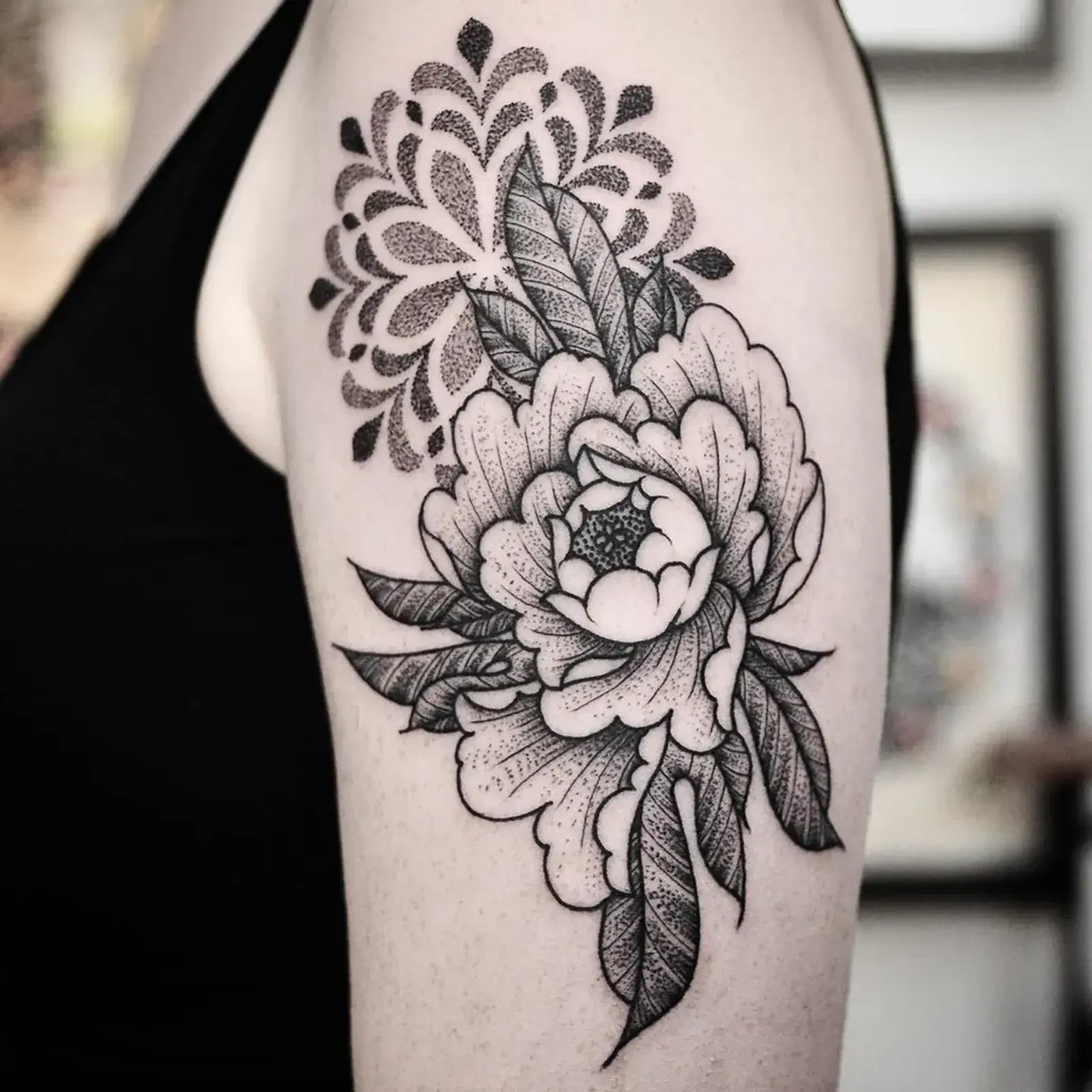 DotWork tattoo style