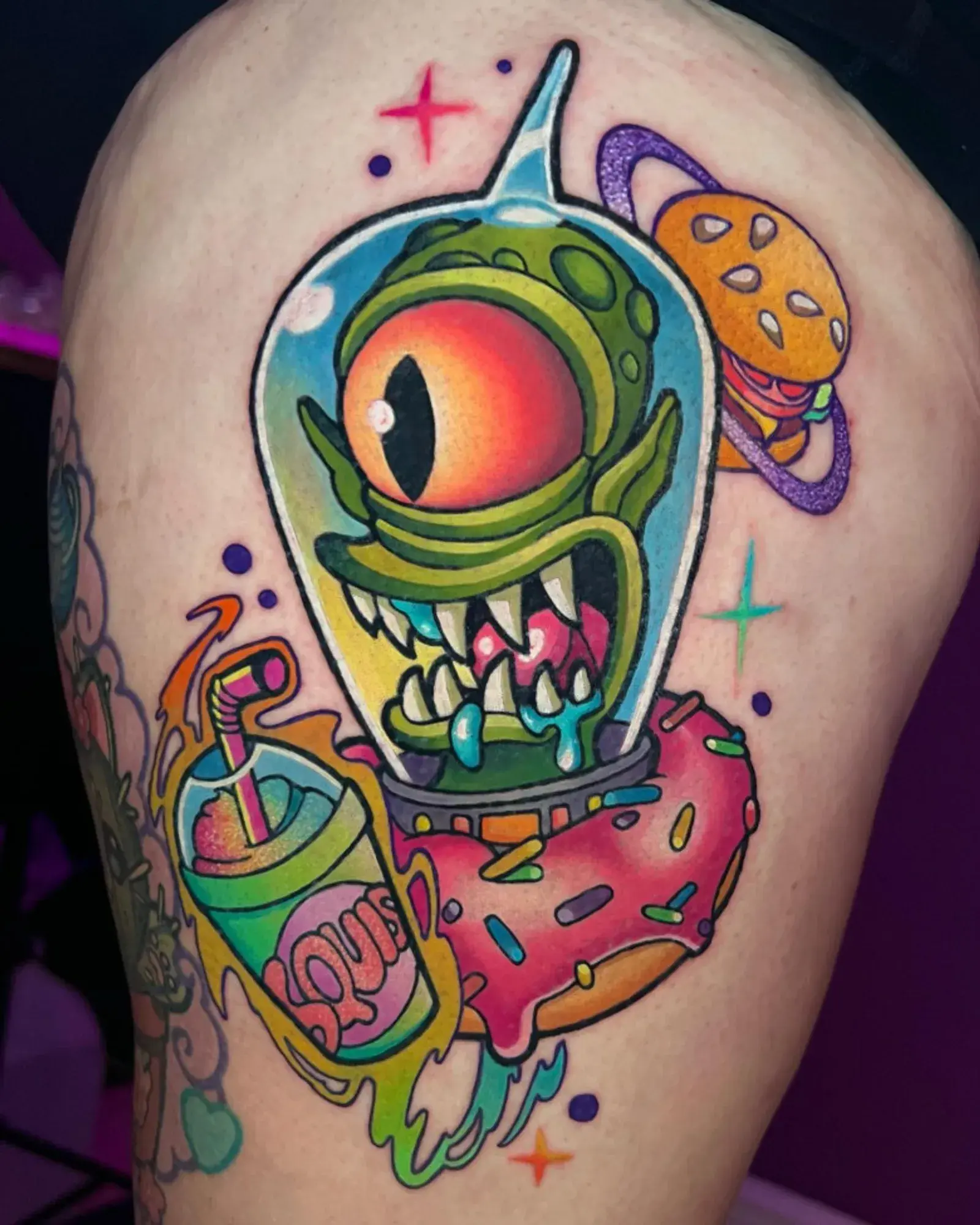 New School tattoo style