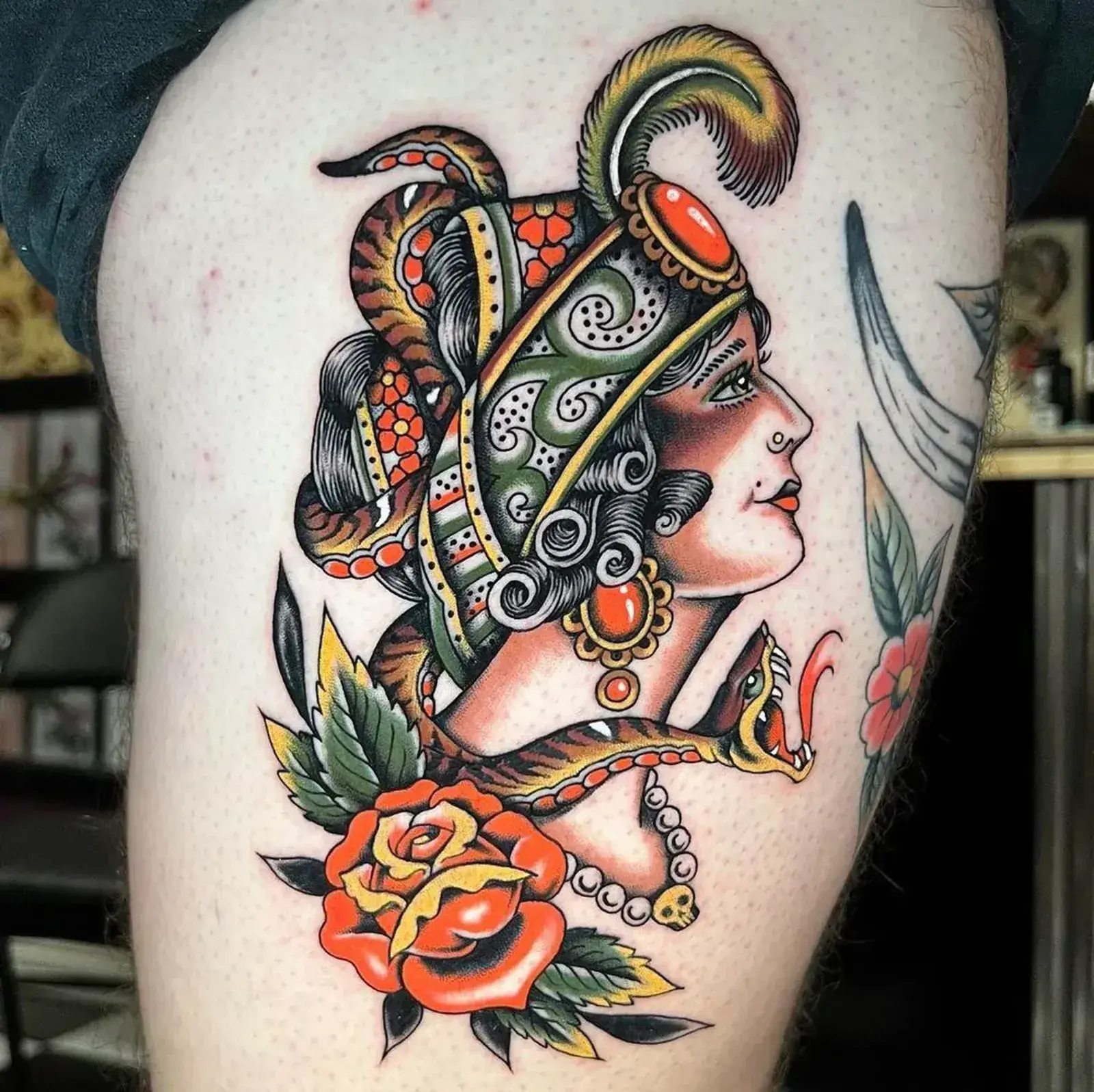 Traditional tattoo style