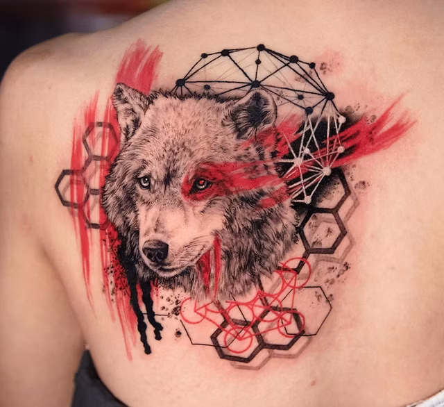 Trash Polka tattoo style