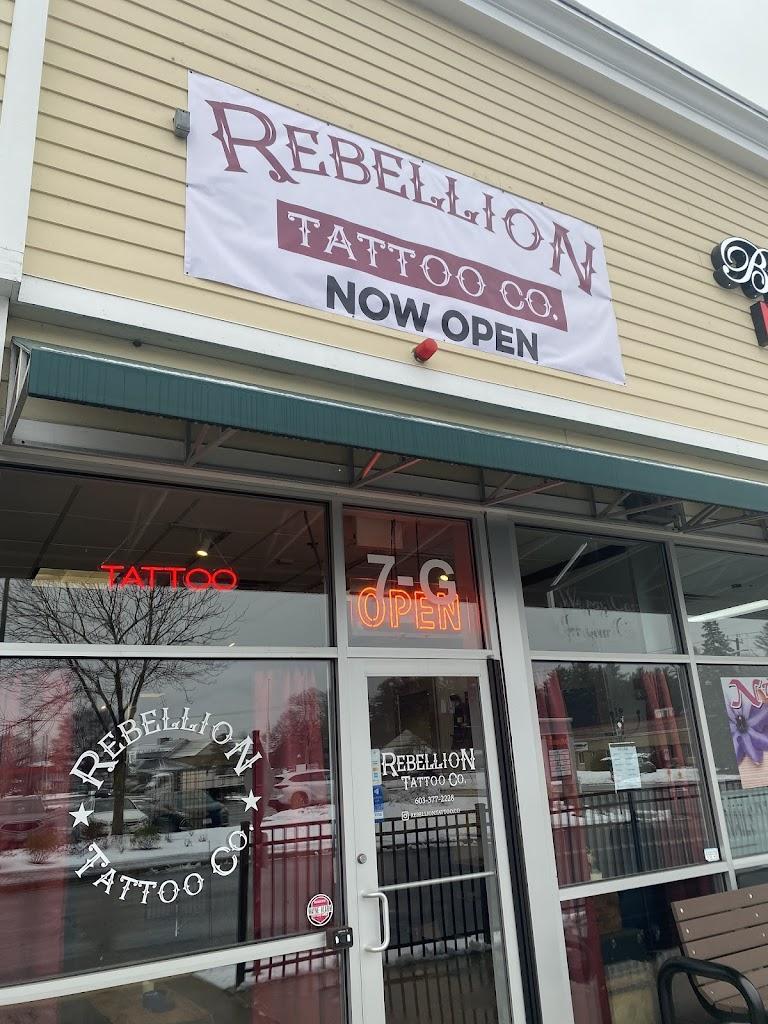 Rebellion Tattoo Company Exterior in Merrimack, New Hampshire