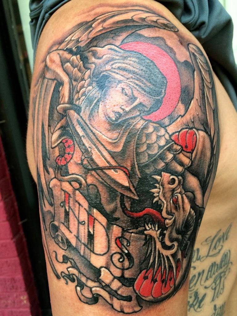 Man O' War Tattoo Tattoo in Fairhope, Alabama