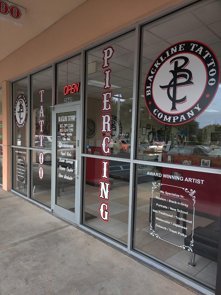 Blackline Tattoo Company Exterior in Valrico, Florida