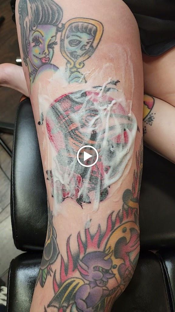 Frisco Tattoo Company - Steel PaintBrush Tattoo in Frisco, Texas