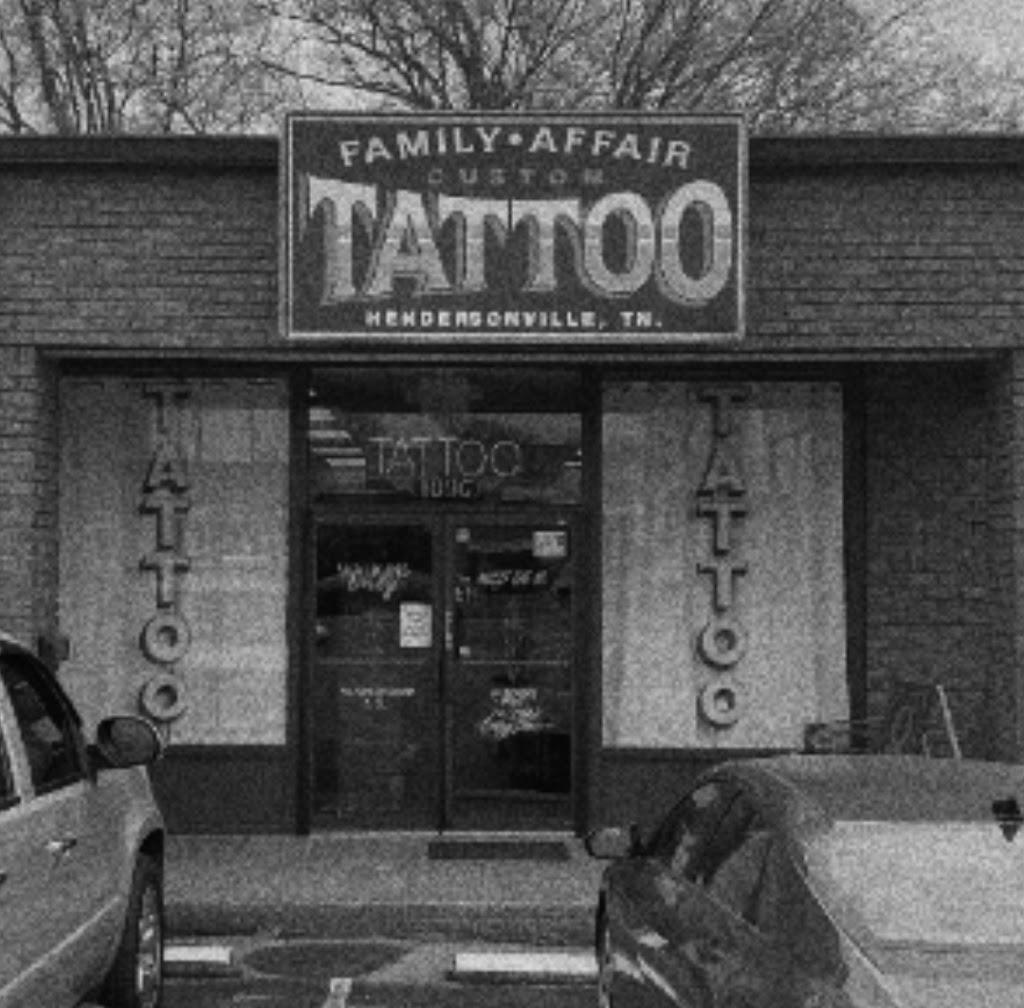 Family Affair Tattoo Exterior in Hendersonville, Tennessee