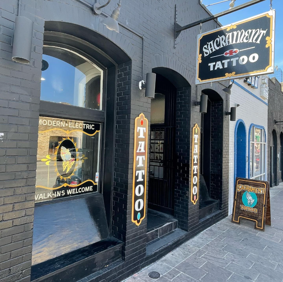 Sacrament Tattoo & Gallery Exterior in Austin, Texas