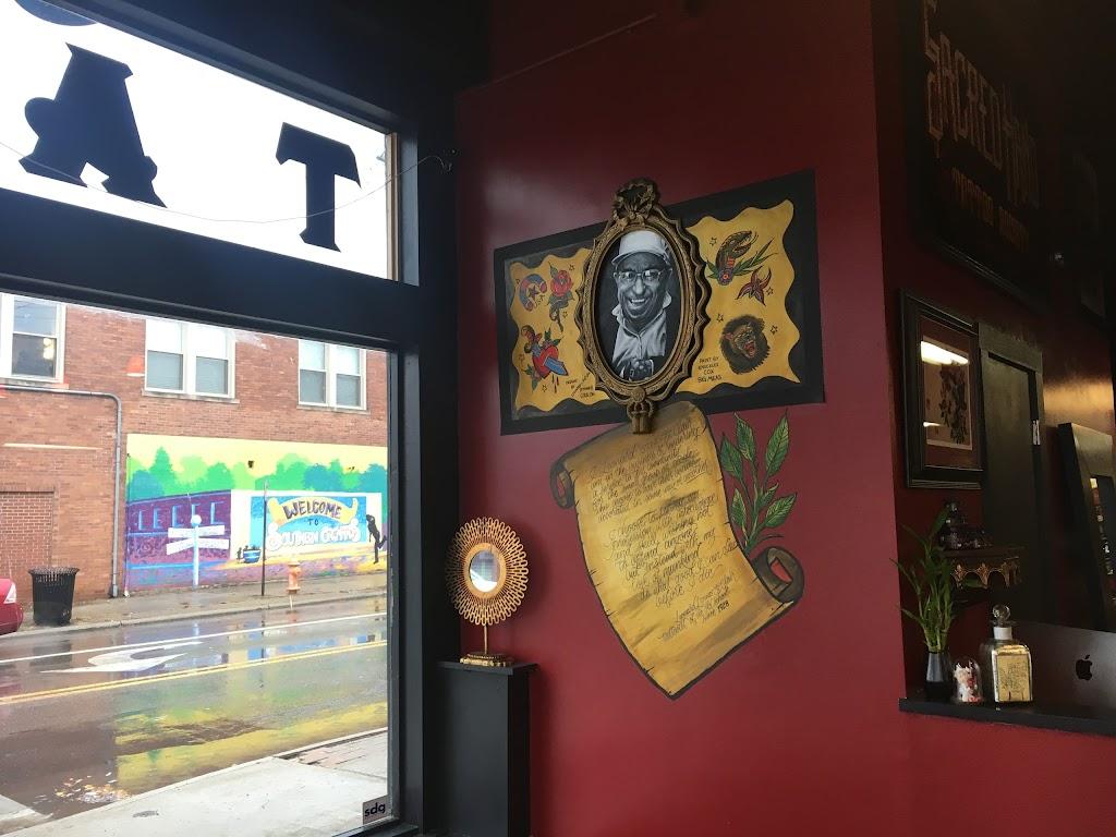 Sacred Hand Tattoo Society Exterior in Columbus, Ohio