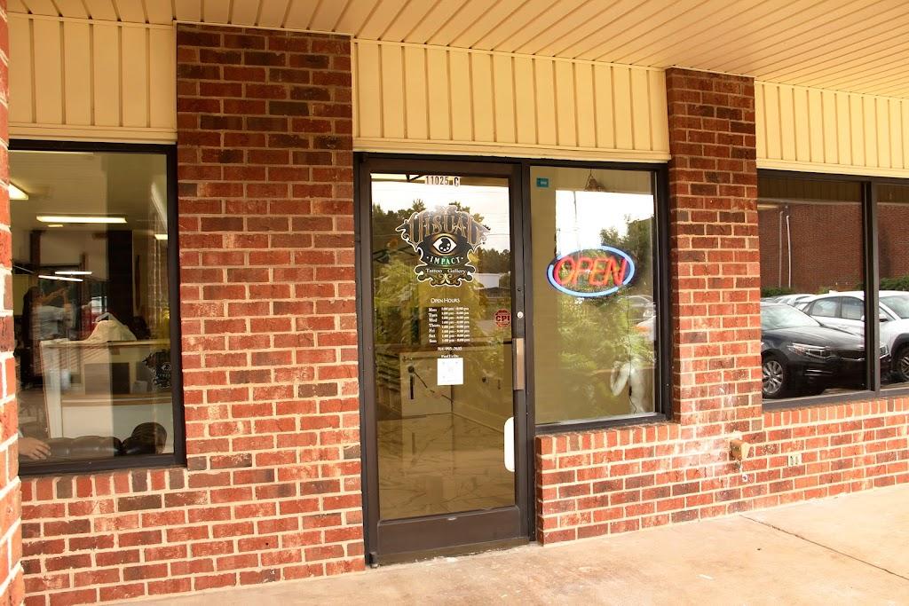 Visual Impact Tattoo Gallery Exterior in Matthews, North Carolina