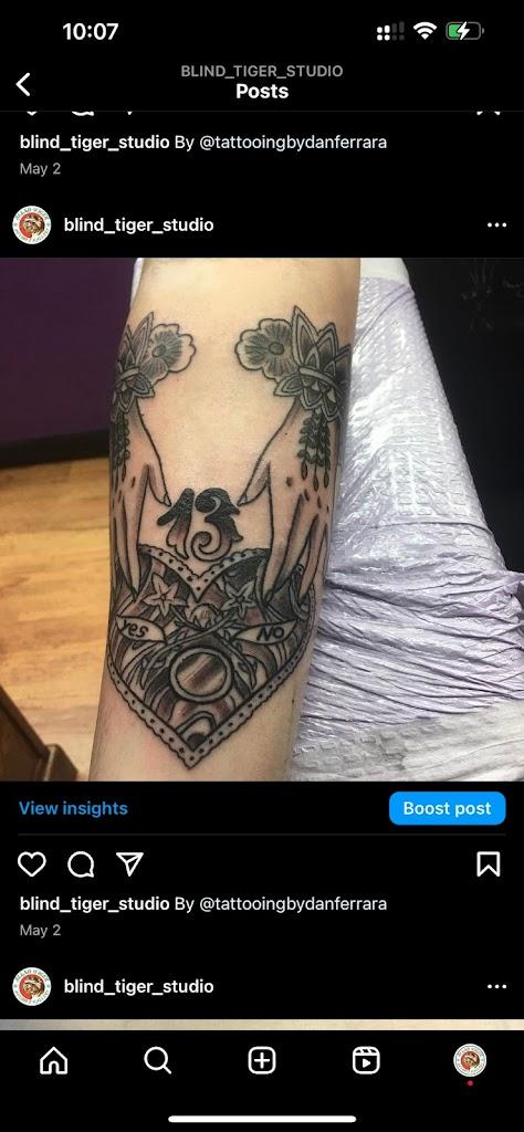 Blind Tiger Studio Tattoo in Wellsburg, West Virginia