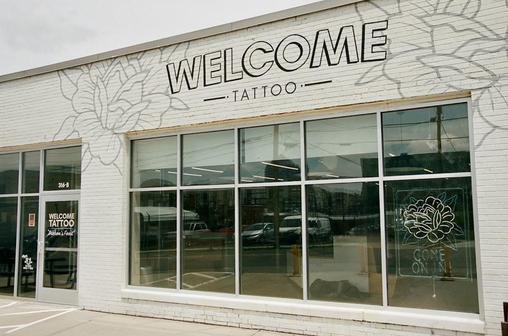 Welcome Tattoo Exterior in Durham, North Carolina