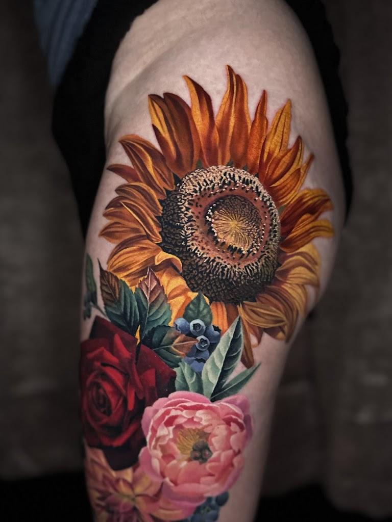 Obsidian Moon Tattoo
