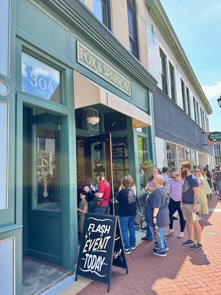 Fox & Sparrow Tattoo Exterior in Muncie, Indiana
