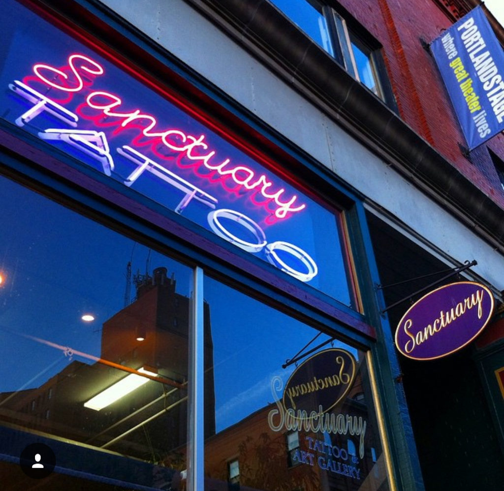 Sanctuary Tattoo Exterior in Portland, Maine