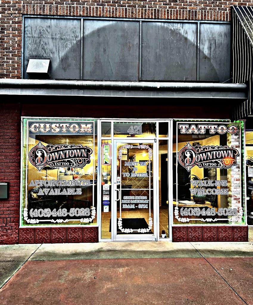 Downtown Tattoo Exterior in Chickasha, Oklahoma