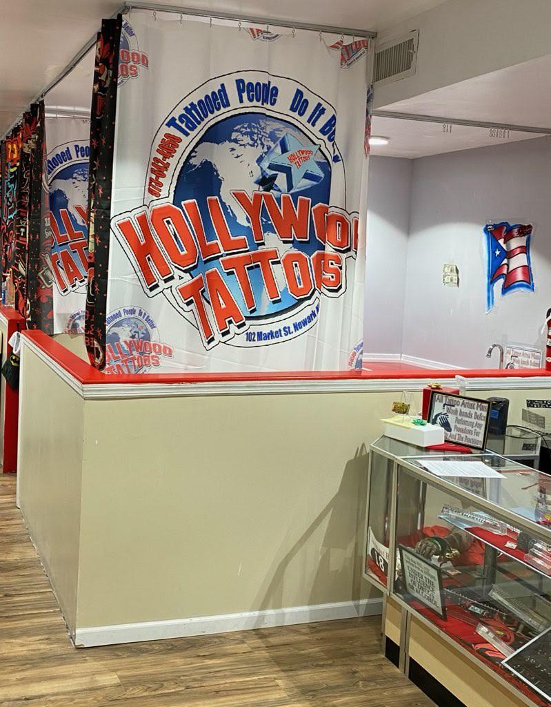 Hollywood Tattoos Inside in Newark, New Jersey