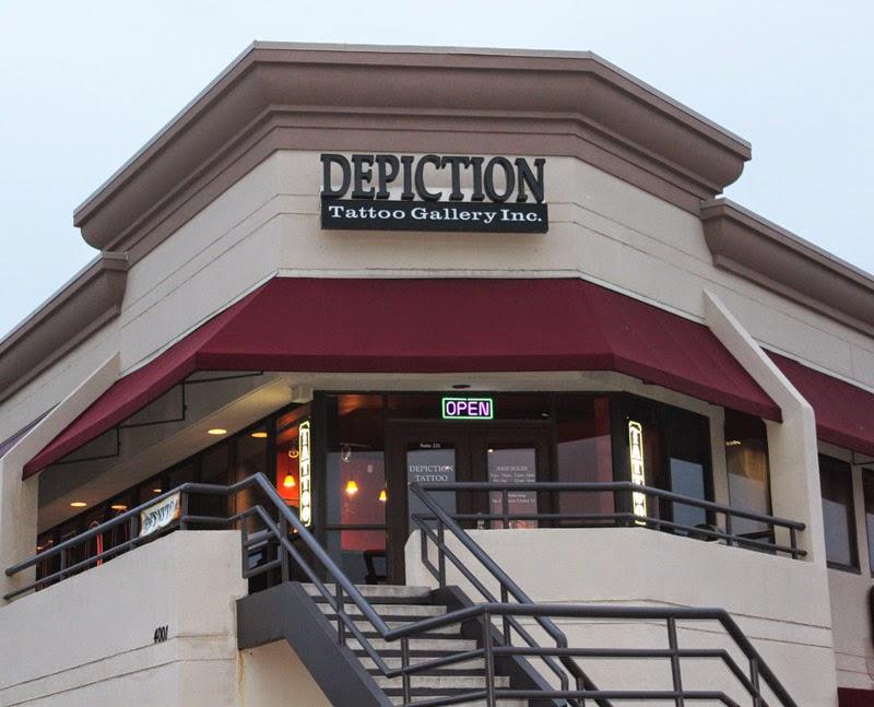 Depiction Tattoo Gallery Exterior in Arlington, Texas