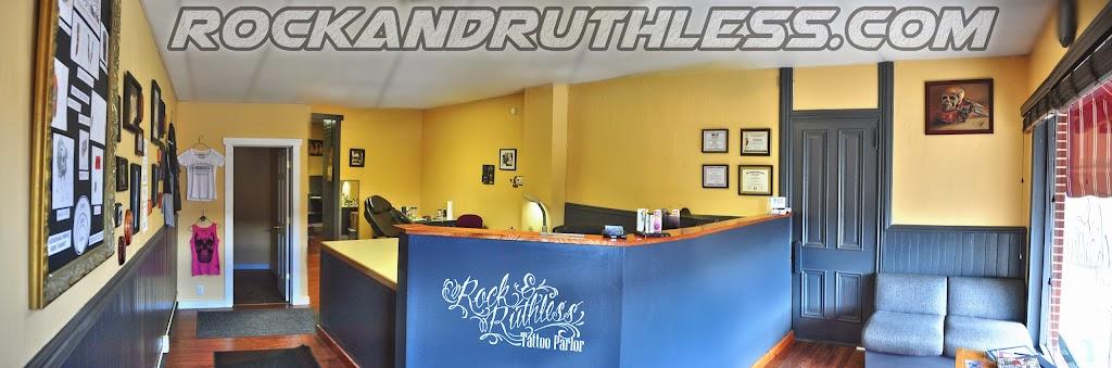 Rock & Ruthless Tattoo Parlor Inside in Philipsburg, Pennsylvania