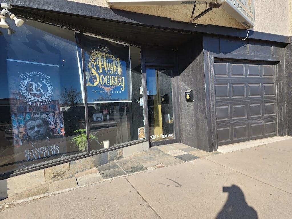 High Society Tattoo Studio Exterior in Colorado Springs, Colorado