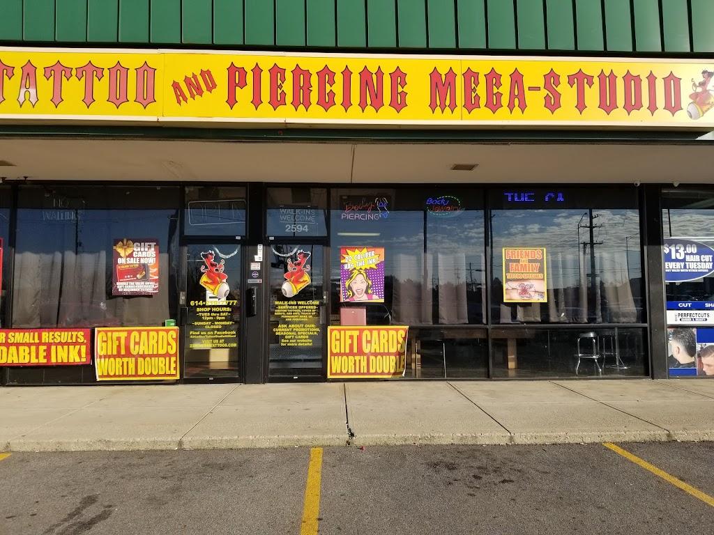 22 Caliber Tattoo Mega Studio Exterior in Hilliard, Ohio