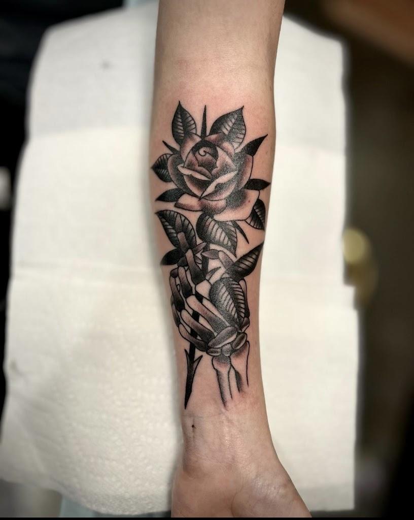 Hand Over Heart Tattoo