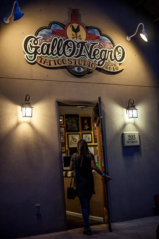 Gallo Negro Tattoo Exterior in Albuquerque, New Mexico
