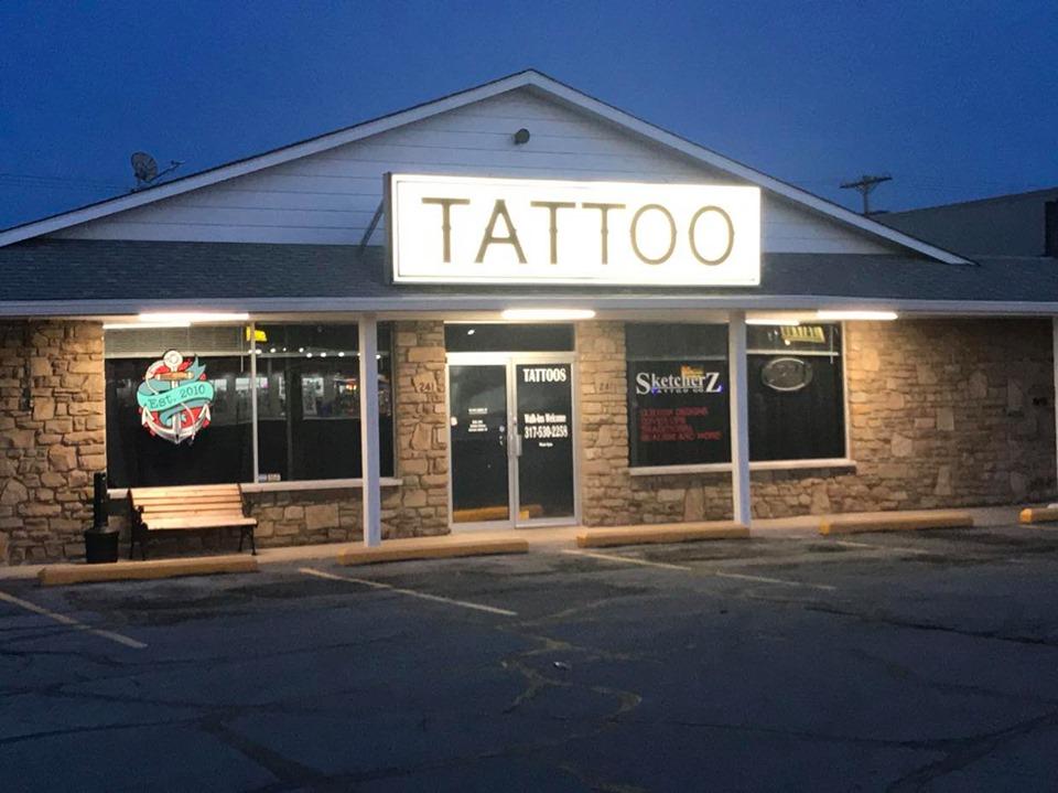 SketcherZ Tattoo Company Exterior in New Whiteland, Indiana