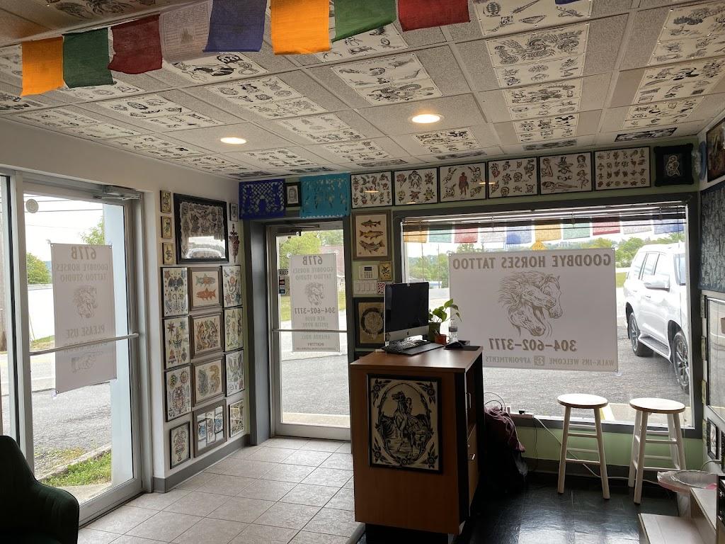 Goodbye Horses Tattoo Inside in Morgantown, West Virginia