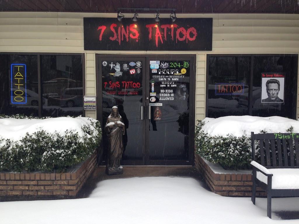 7 Sins Tattoo Exterior in Greenwood, South Carolina