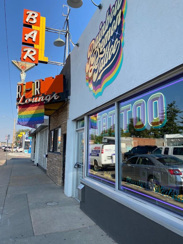 Rainbow Demon Tattoo Exterior in Denver, Colorado