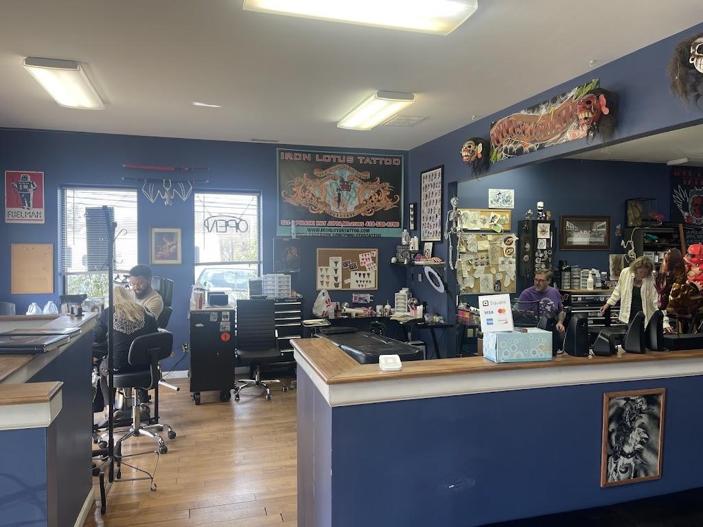 Iron Lotus Tattoo Inside in Joppatowne, Maryland