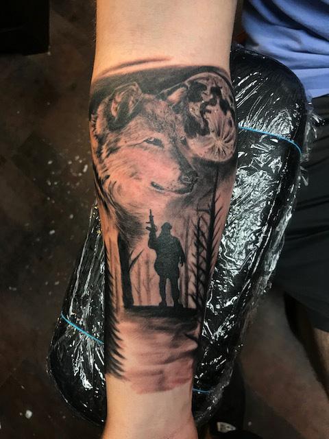Black Shamrock 215 Tattoo