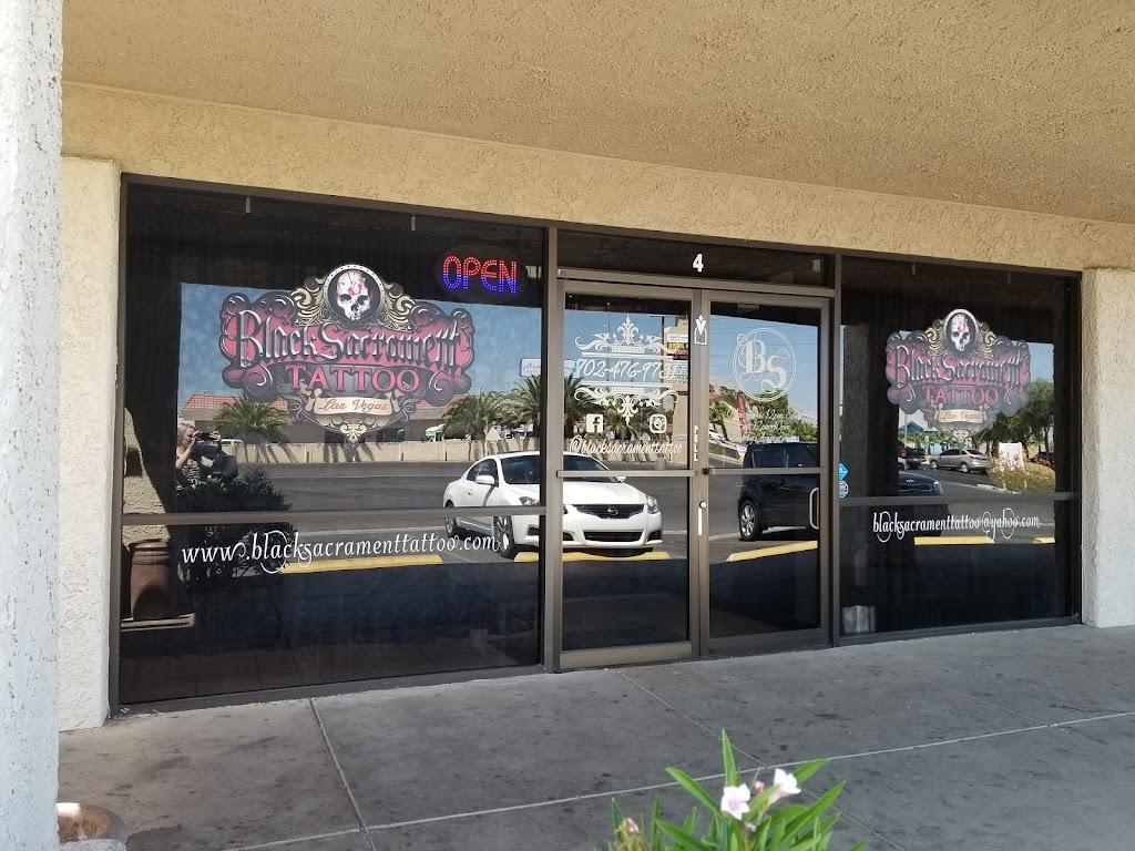 Black Sacrament Tattoo Exterior in Las Vegas, Nevada