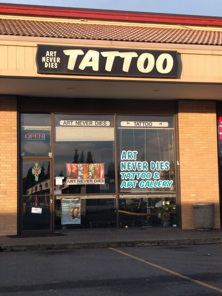 Art Never Dies Tattoo and Gallery Exterior in Seattle, Washington