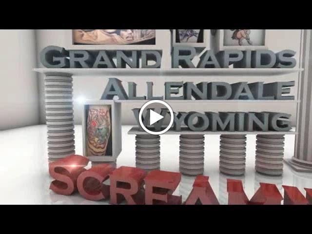 Screaming Needle Tattoo & Body Piercing Studios Videos in Allendale, Michigan