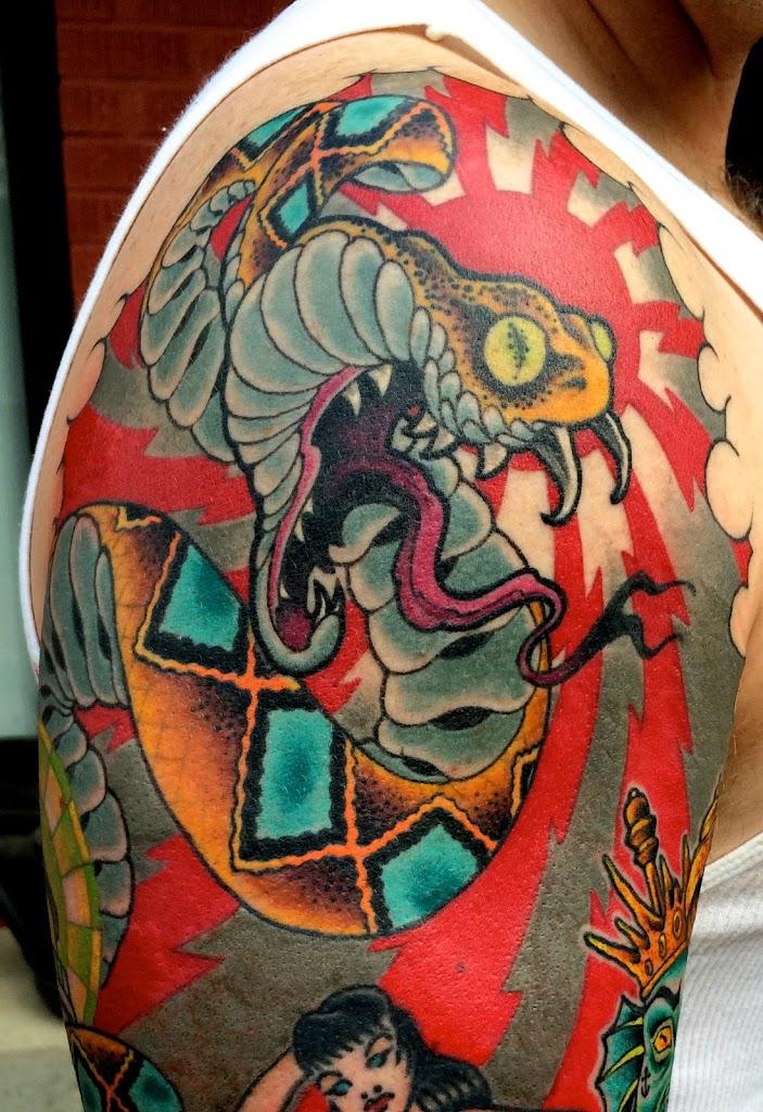 Man O' War Tattoo By owner in Fairhope, Alabama