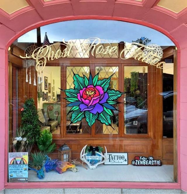 Ghost Rose Tattoo Exterior in Ellsworth, Maine