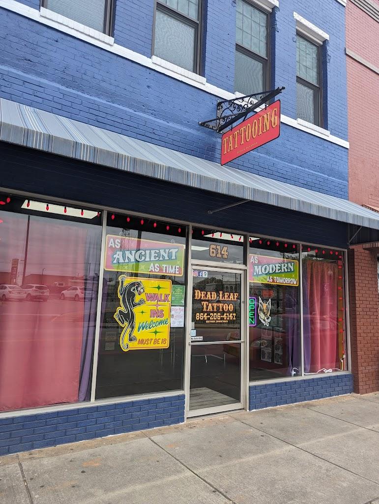 Dead Leaf Tattoo Exterior in Gaffney, South Carolina