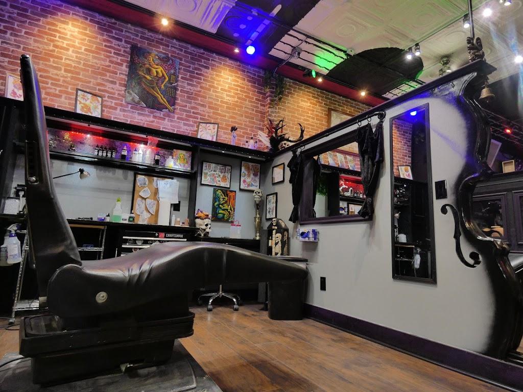 Needle Bar Tattoo Parlor Inside in Omaha, Nebraska