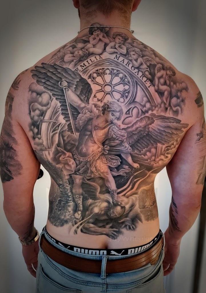 Jay Wheeler at North Main Tattoo Studio Tattoo in Plymouth, Michigan