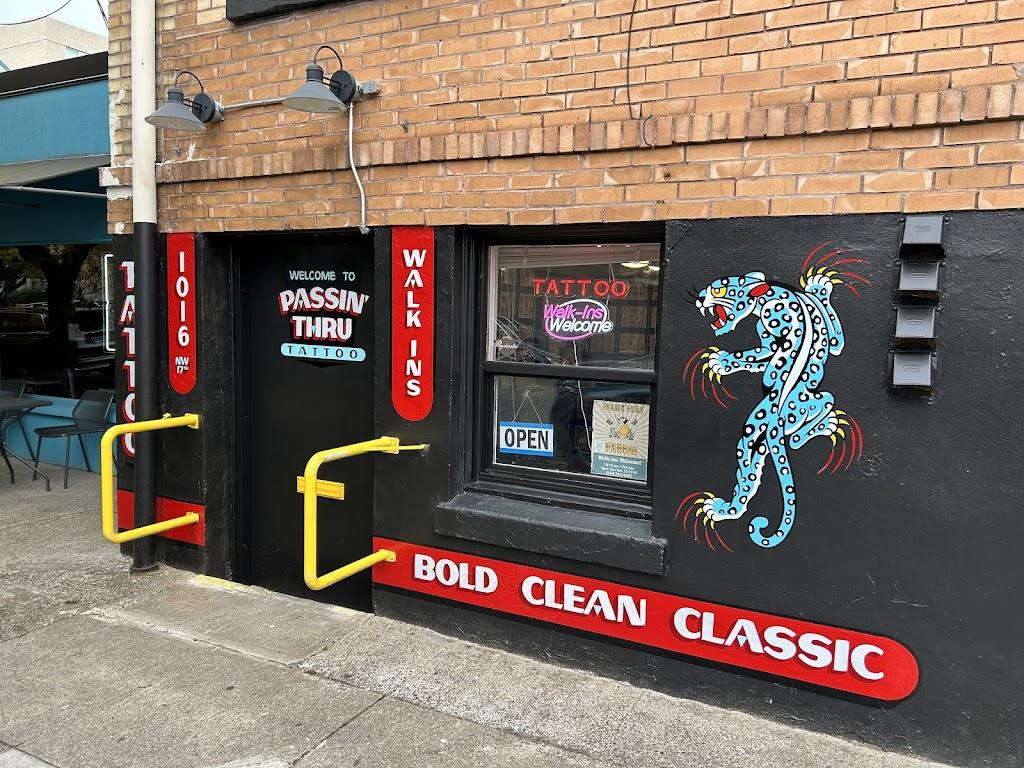 Passin' Thru Tattoo Exterior in Portland, Oregon