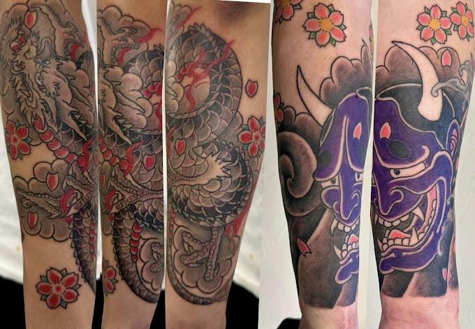 Koi Dragon Tattoos