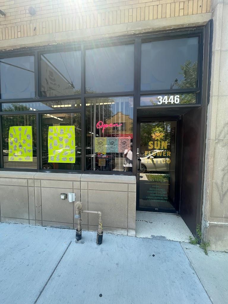 Sunflower Tattoo Exterior in Chicago, Illinois
