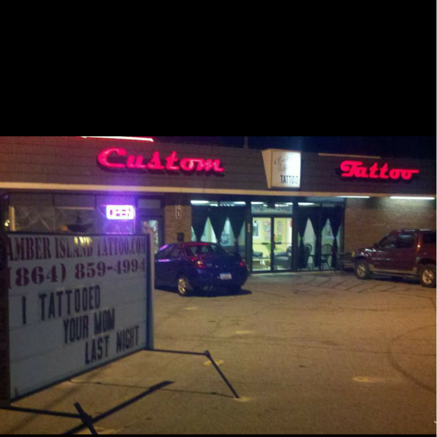 Amber Island Tattoo Exterior in Easley, South Carolina
