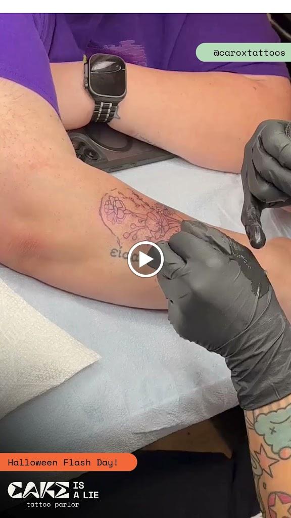 Cake Is a Lie Tattoo Parlor Videos in New York, New York