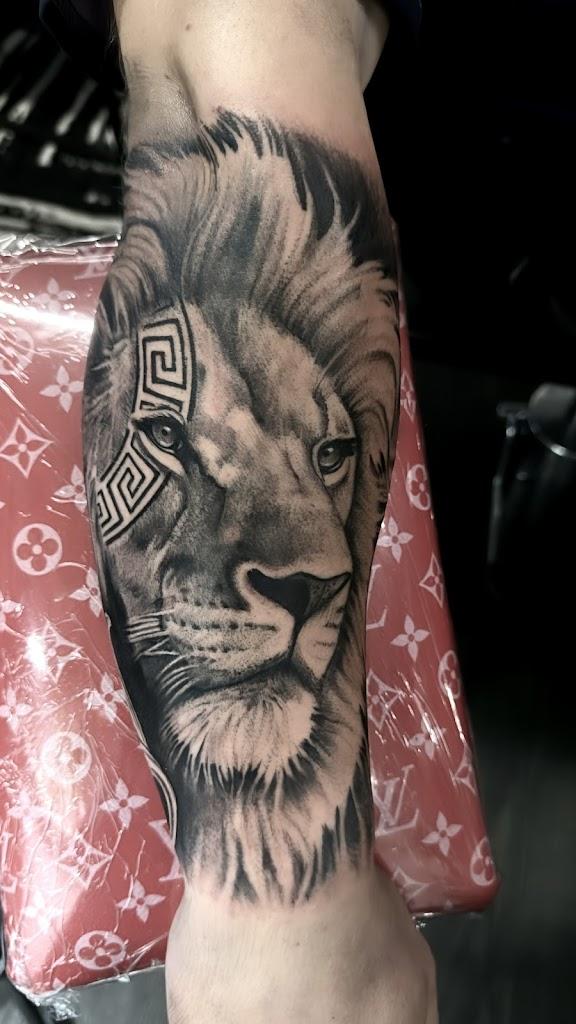 Iron Lion Tattoo By owner in Warwick, Rhode Island
