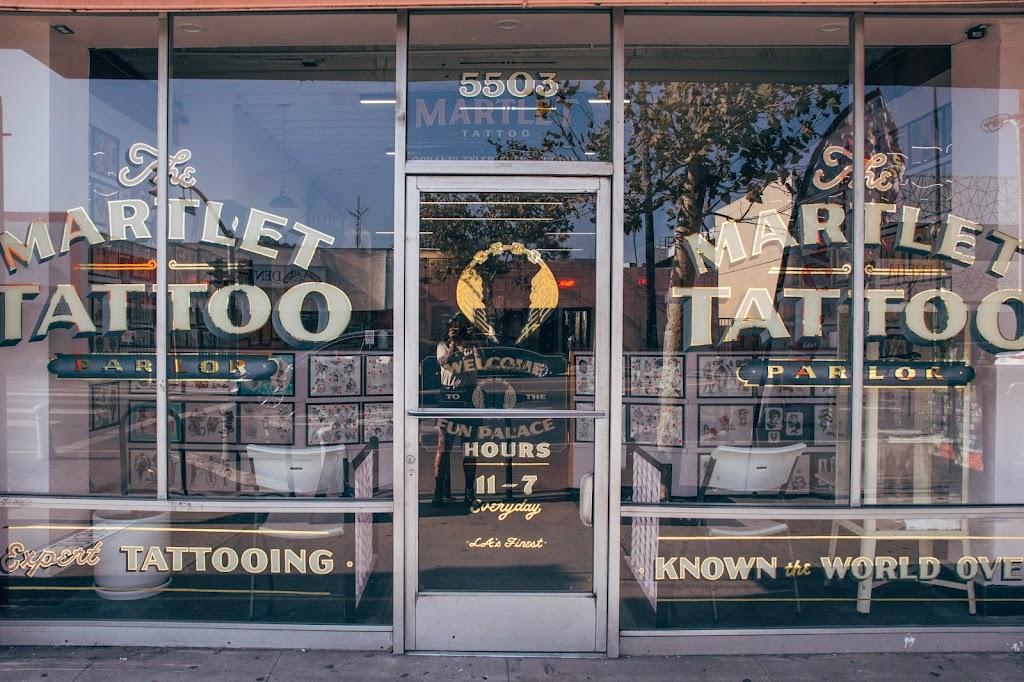 The Martlet Tattoo Parlor Exterior in Los Angeles, California