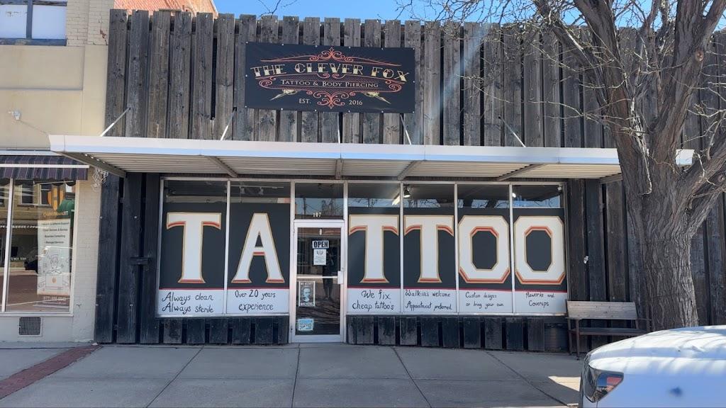 The Clever Fox Tattoo & Body Piercing Exterior in McCook, Nebraska