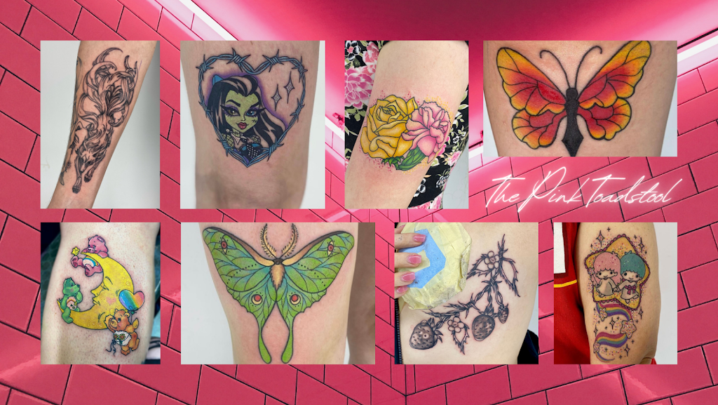 The Pink Toadstool Tattoo