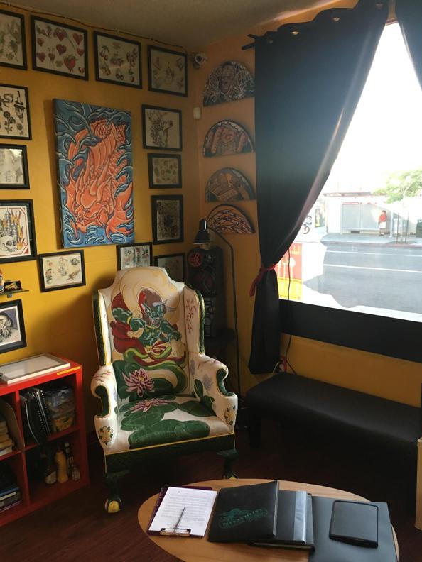 Federation Ink Tattoo Parlor Inside in San Diego, California