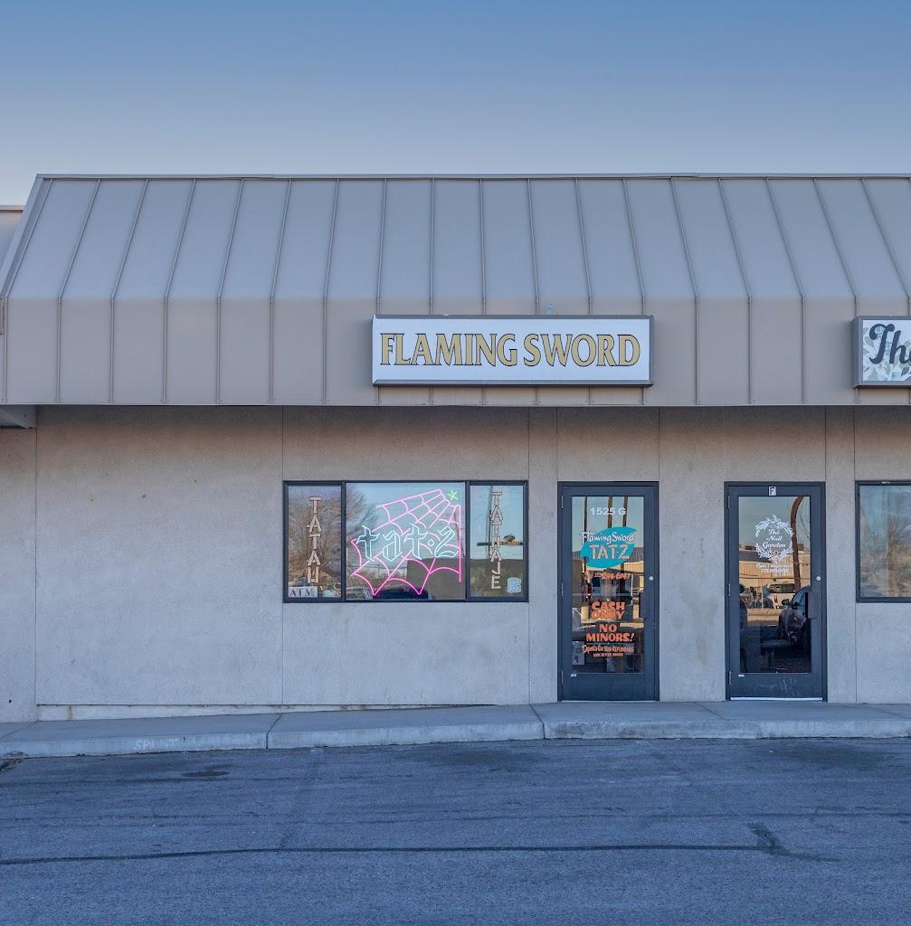 Flaming Sword Tattoo Exterior in Fallon, Nevada